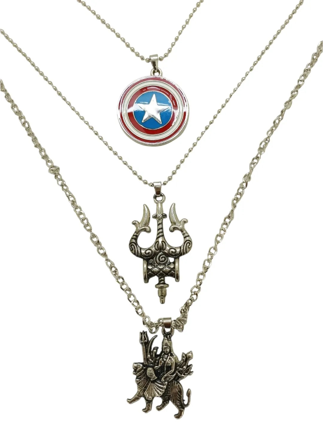 Set Of 3 distinct Mens Pendants