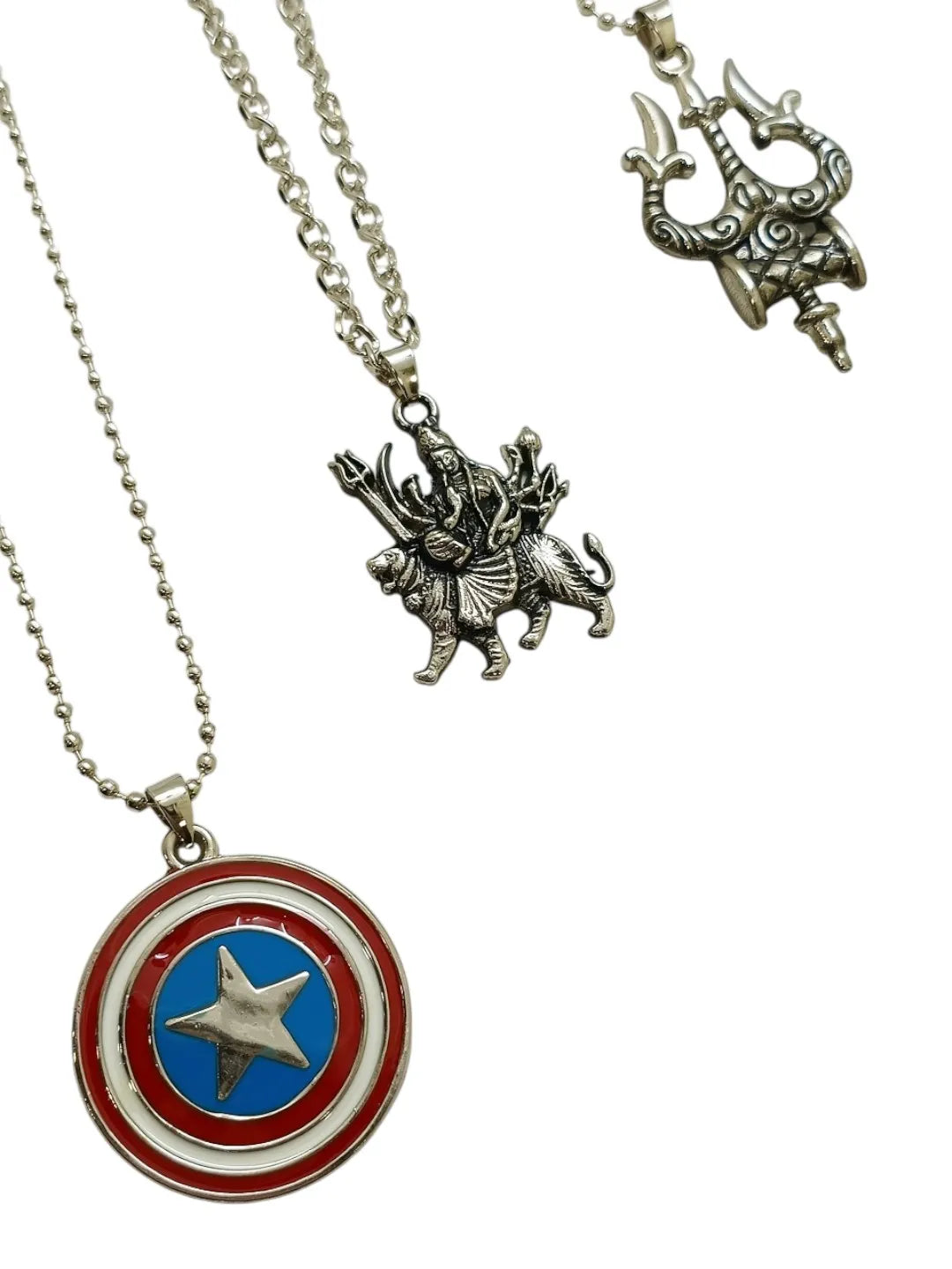 Set Of 3 distinct Mens Pendants