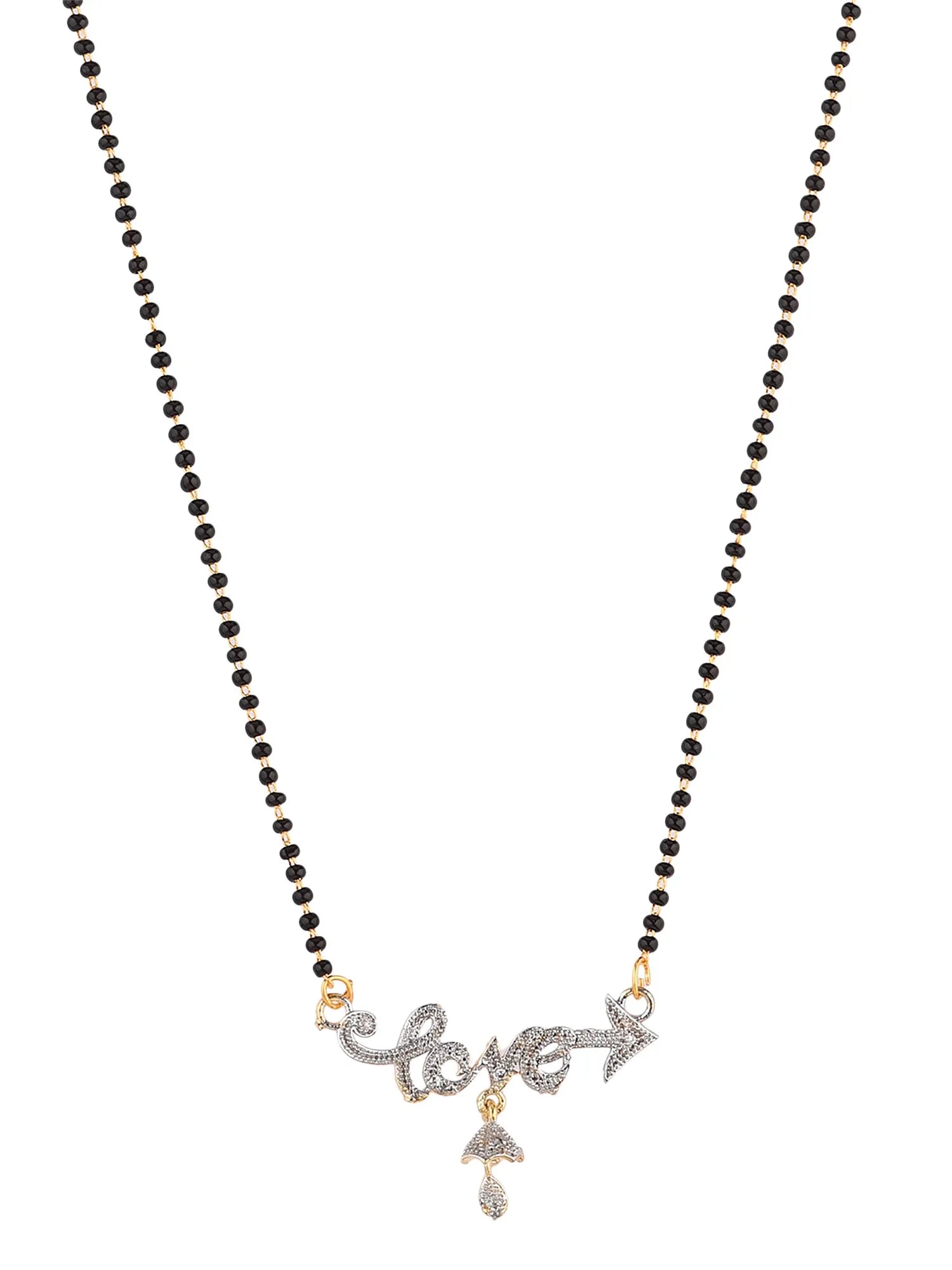 Set of 2 Gold-Plated American Diamond Studded