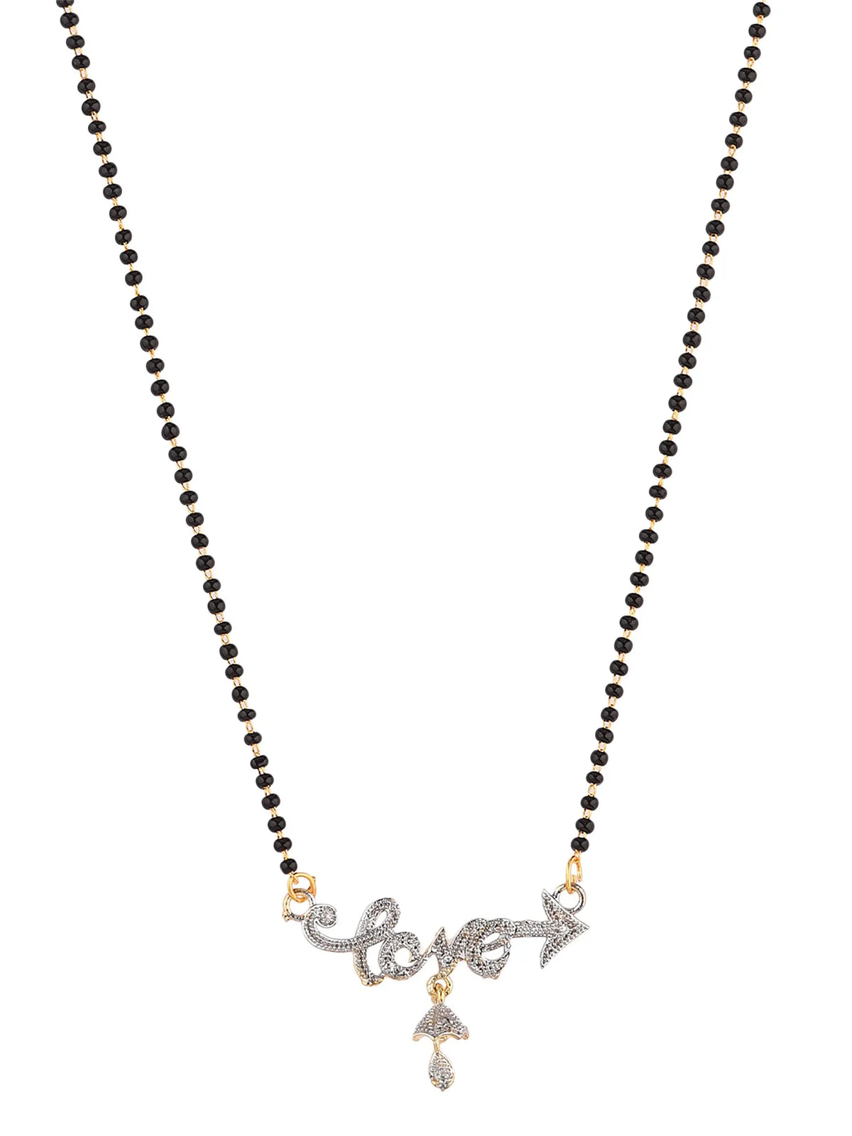 Set of 2 Gold-Plated American Diamond Studded