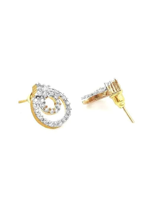 Set of 3 Gold-Plated AD Studded Mangalsutras