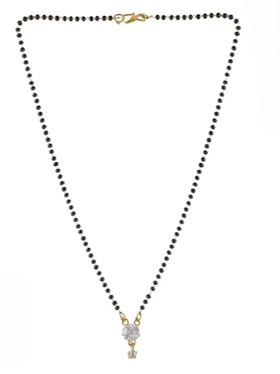 Set of 4 Gold-Plated American Diamond Style Mangalsutras