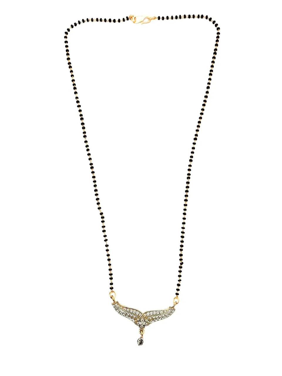 Set of 4 Gold-Plated American Diamond Style Mangalsutras