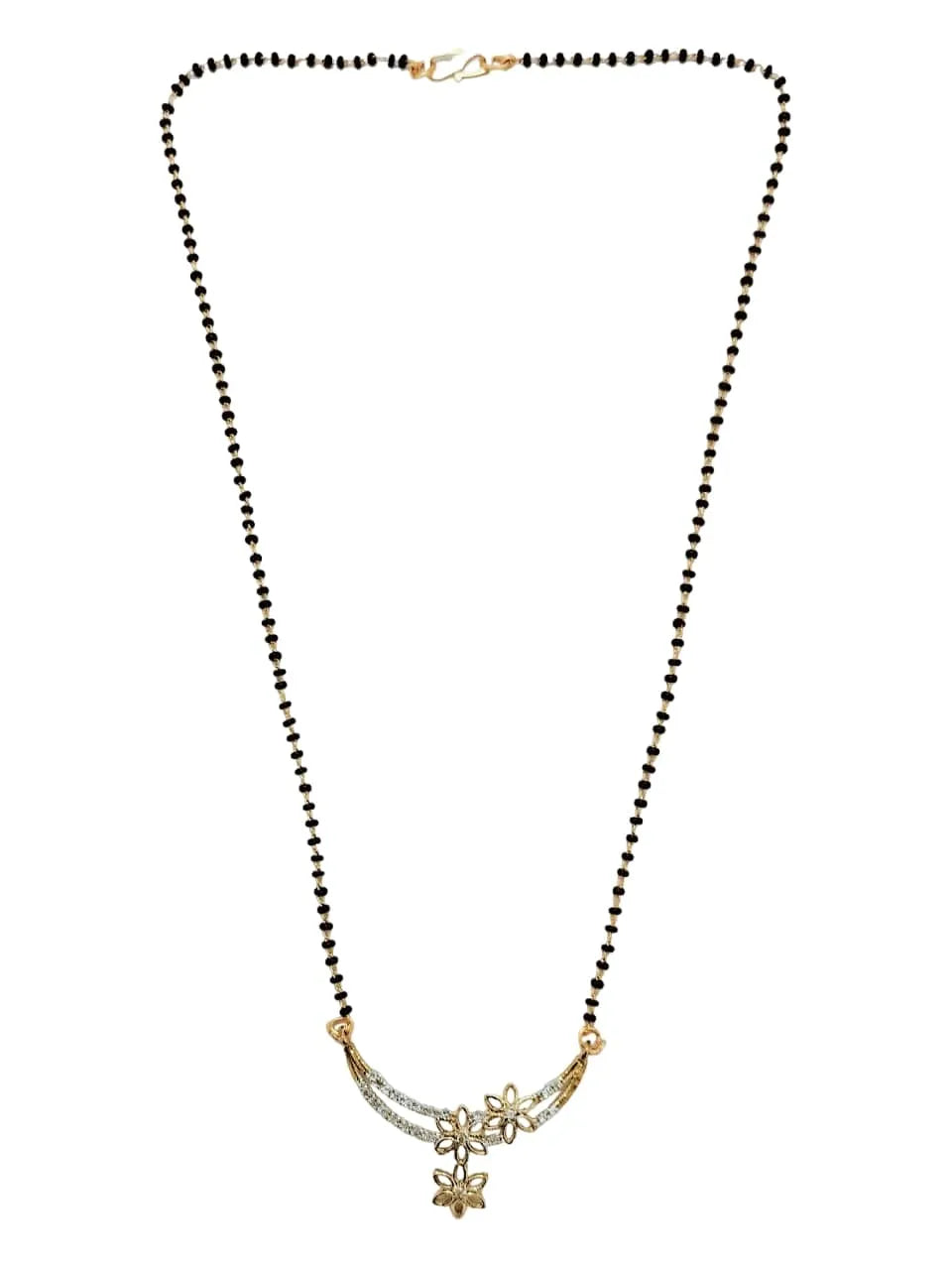 Set of 4 Gold-Plated American Diamond Style Mangalsutras
