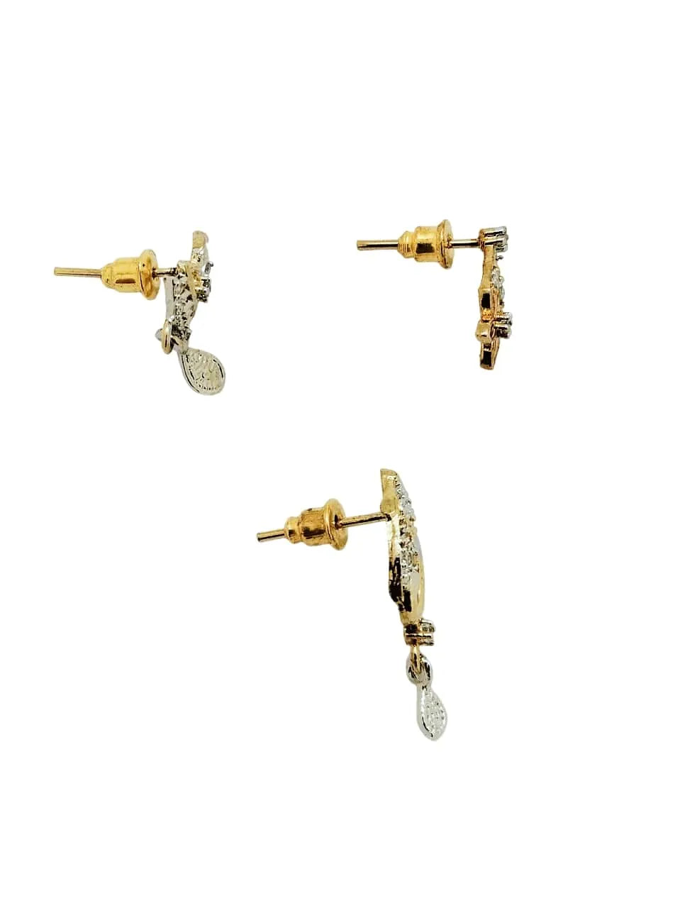 Set of 4 Gold-Plated American Diamond Style Mangalsutras