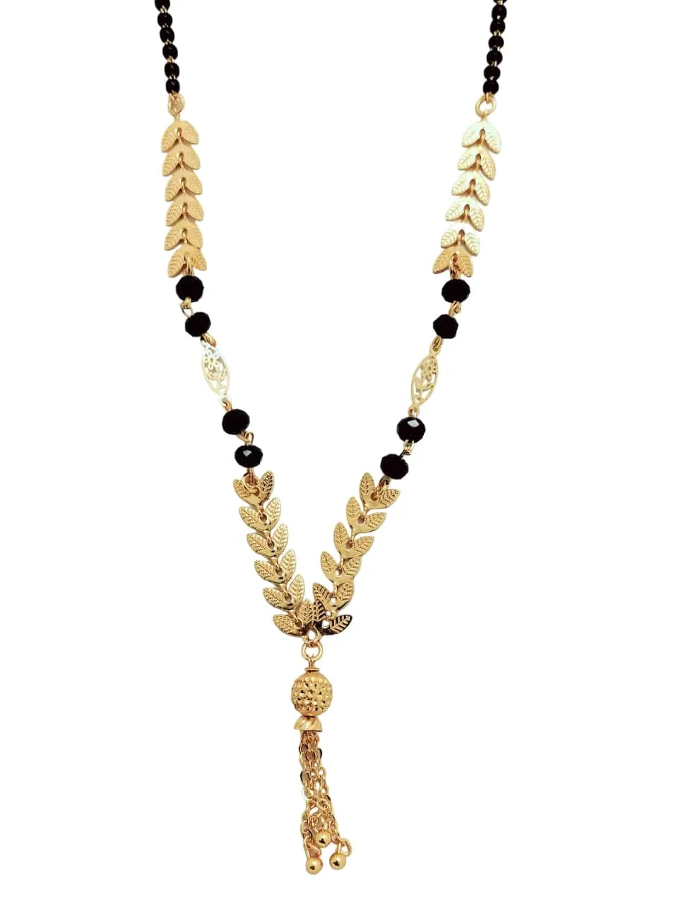 Set of 3 Gold-Plated Beaded Triple Mangalsutras