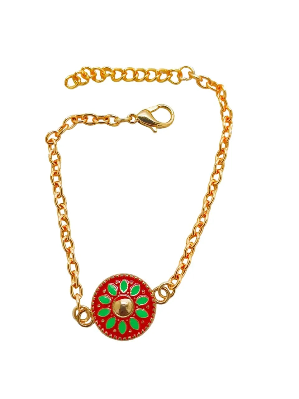 Set of 2 Gold Plated Chain Bracelet