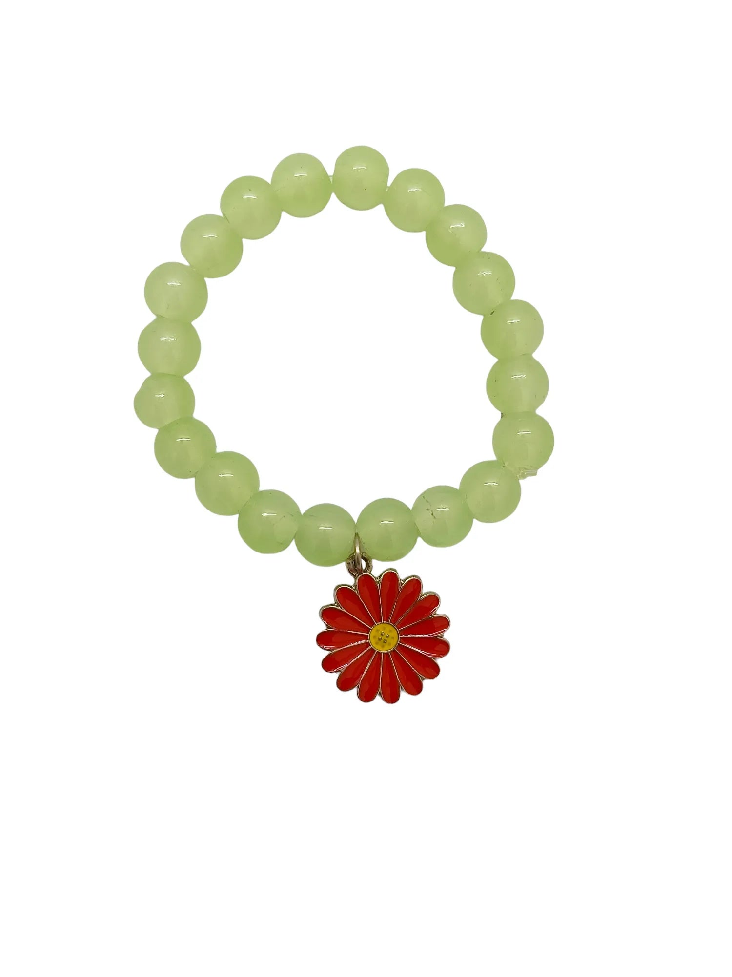Set Of 2 Beaded Elasticated Bracelets