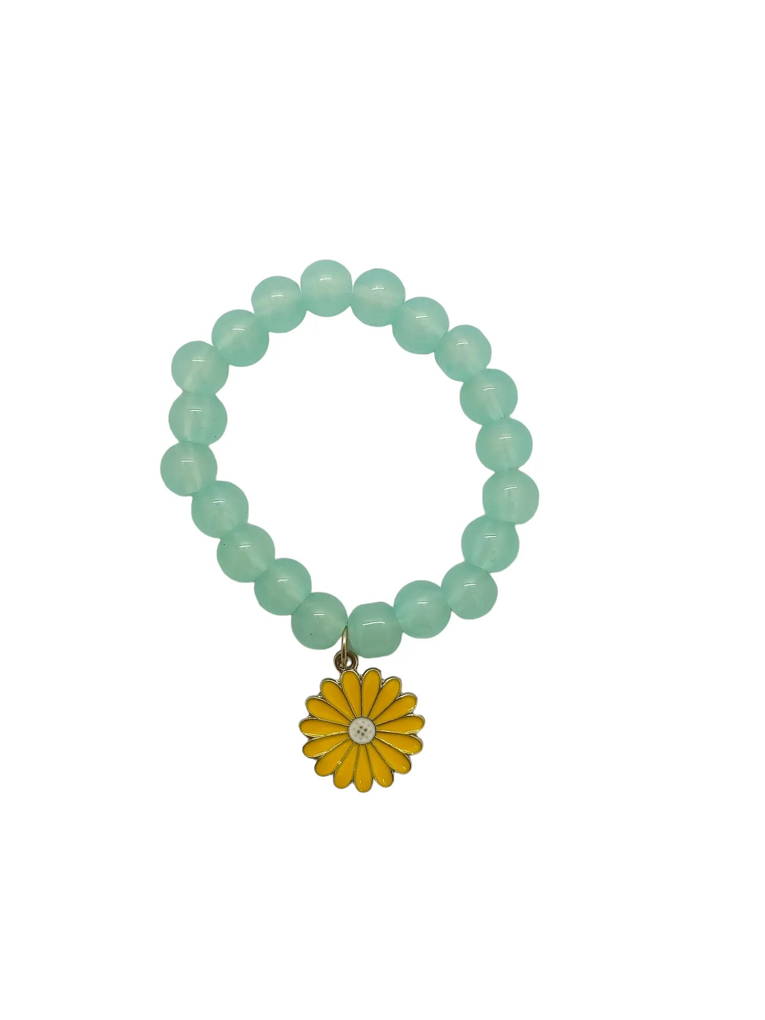 Set Of 2 Beaded Elasticated Bracelets