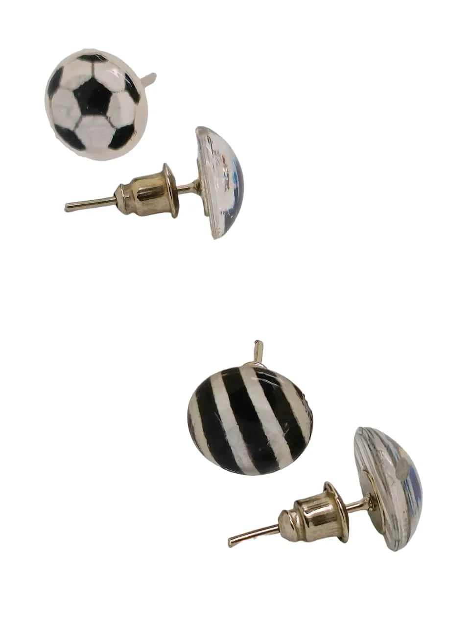 Set of 10 Circular Studs Earrings