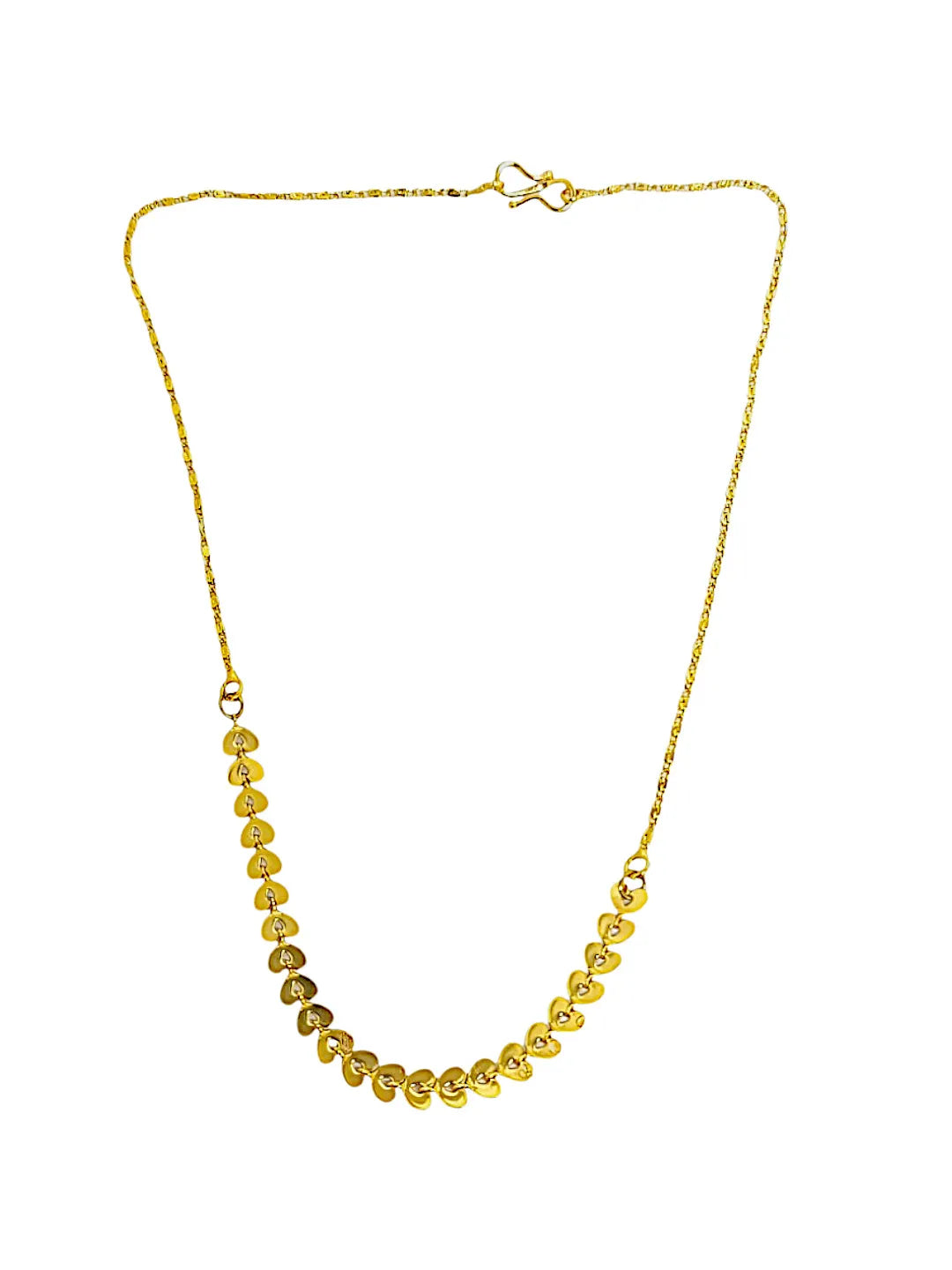 Set Of 4 Gold Plated Necklace