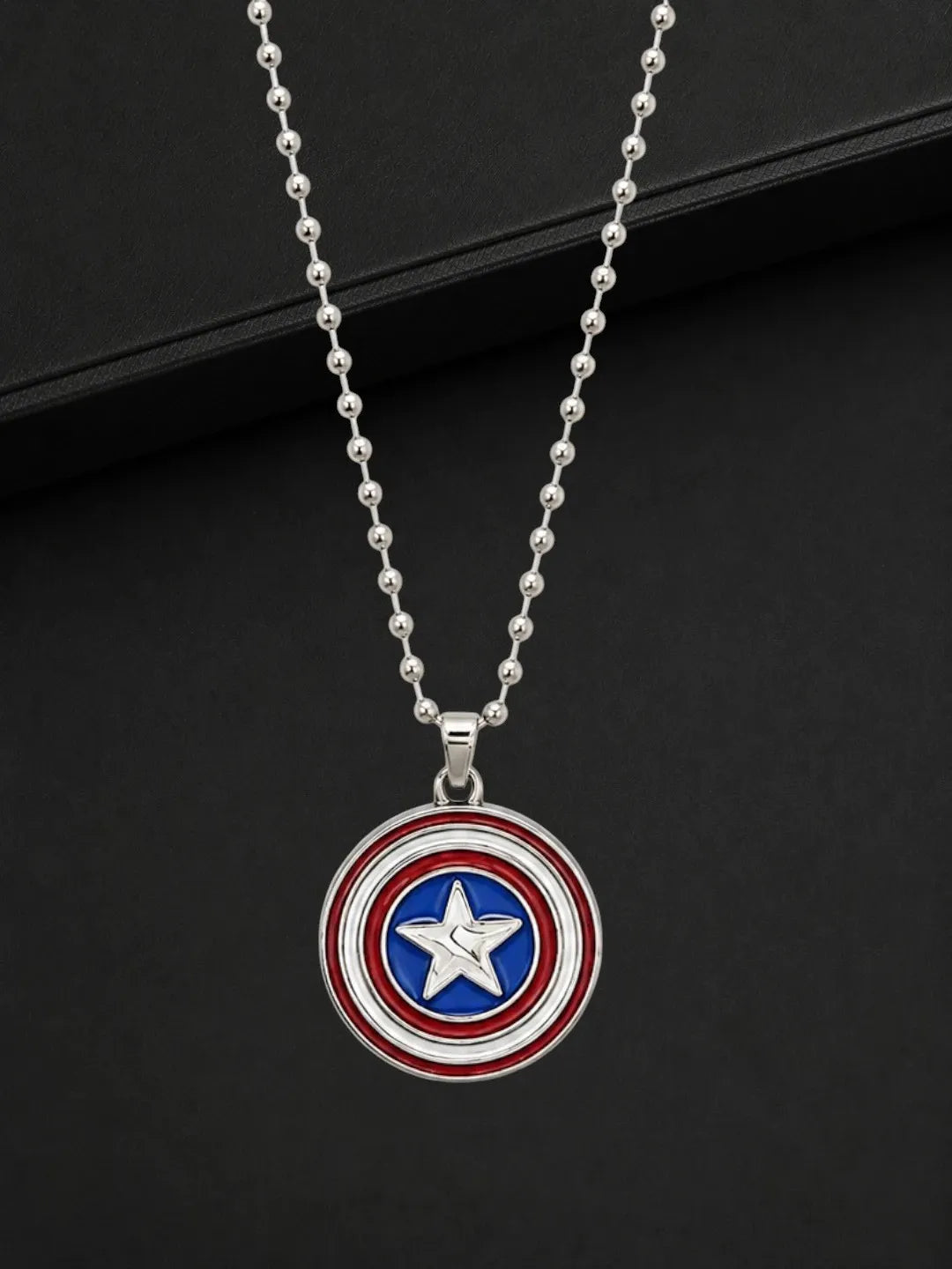 Silver Plated Stylish Set Of 3 Men Combo Chain