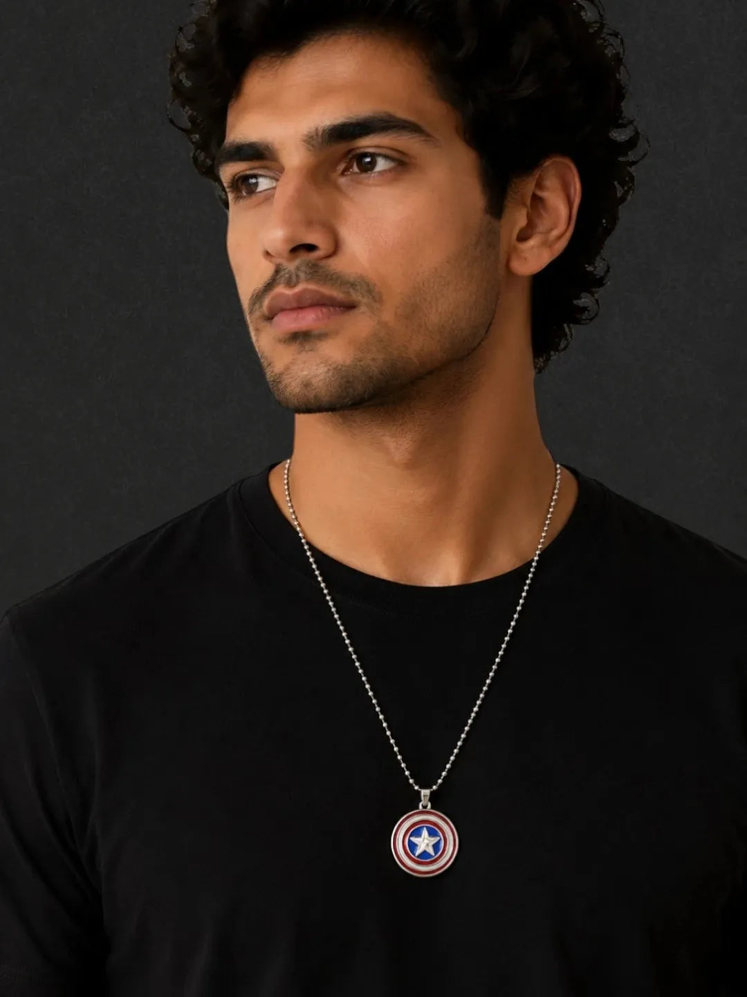 Silver Plated Stylish Set Of 3 Men Combo Chain