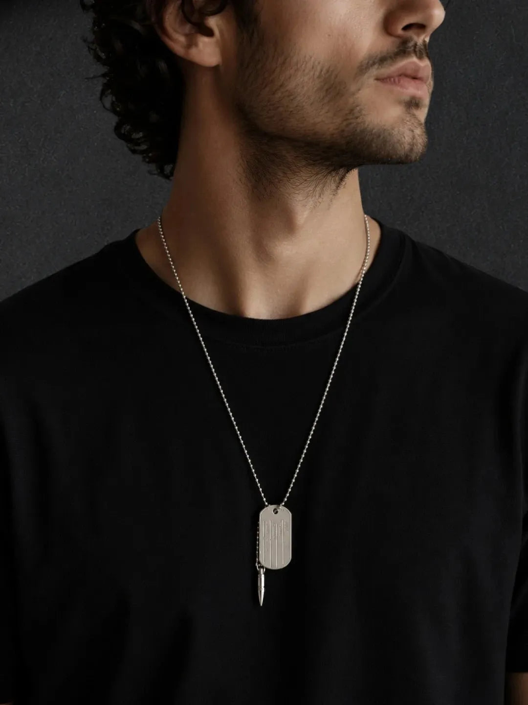 Silver Plated Set Of 3 Men Combo Chain