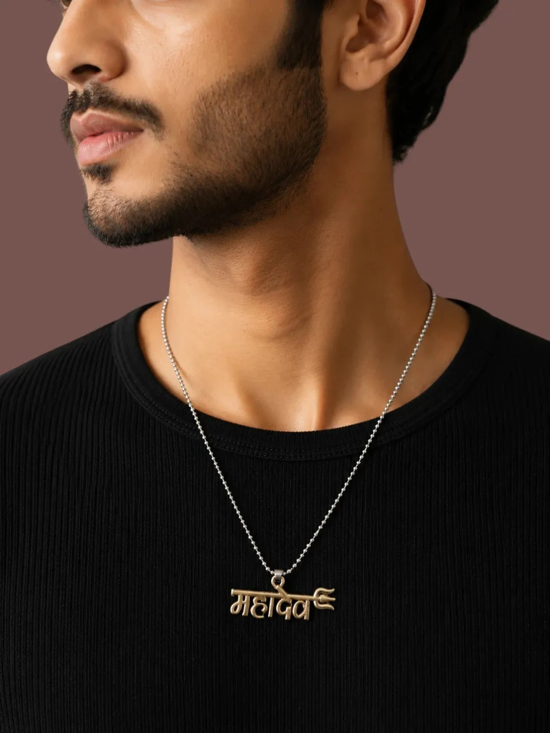 Silver Plated Fancy Set Of 3 Men Combo Chain