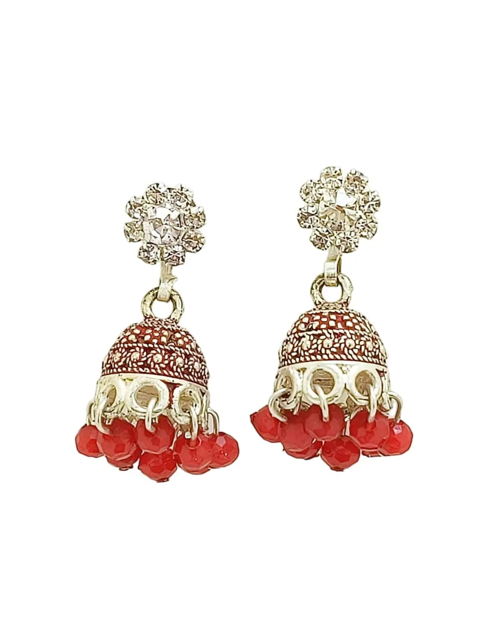 Contemporary Ornate Studs Earrings