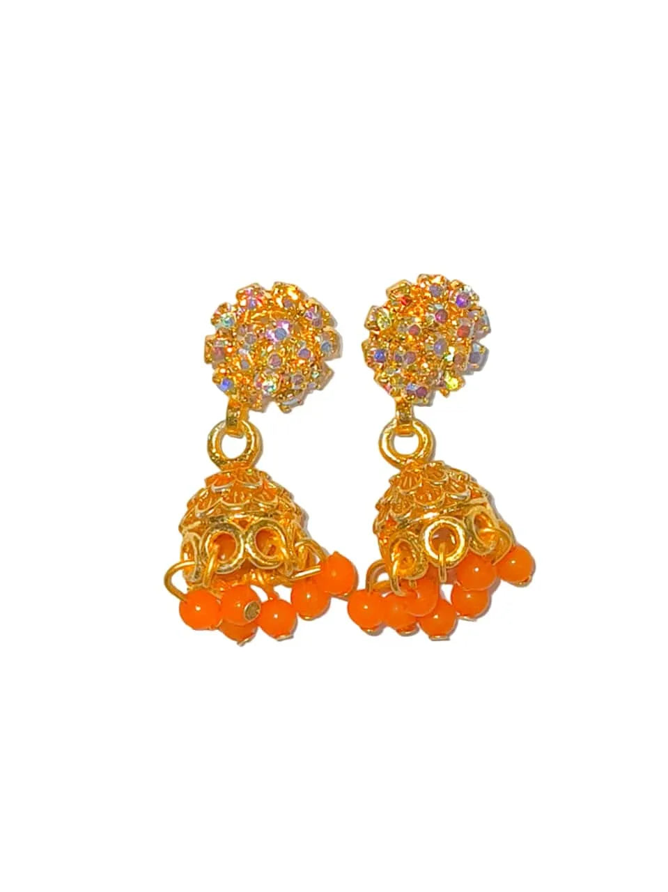 Contemporary Ornate Studs Earrings