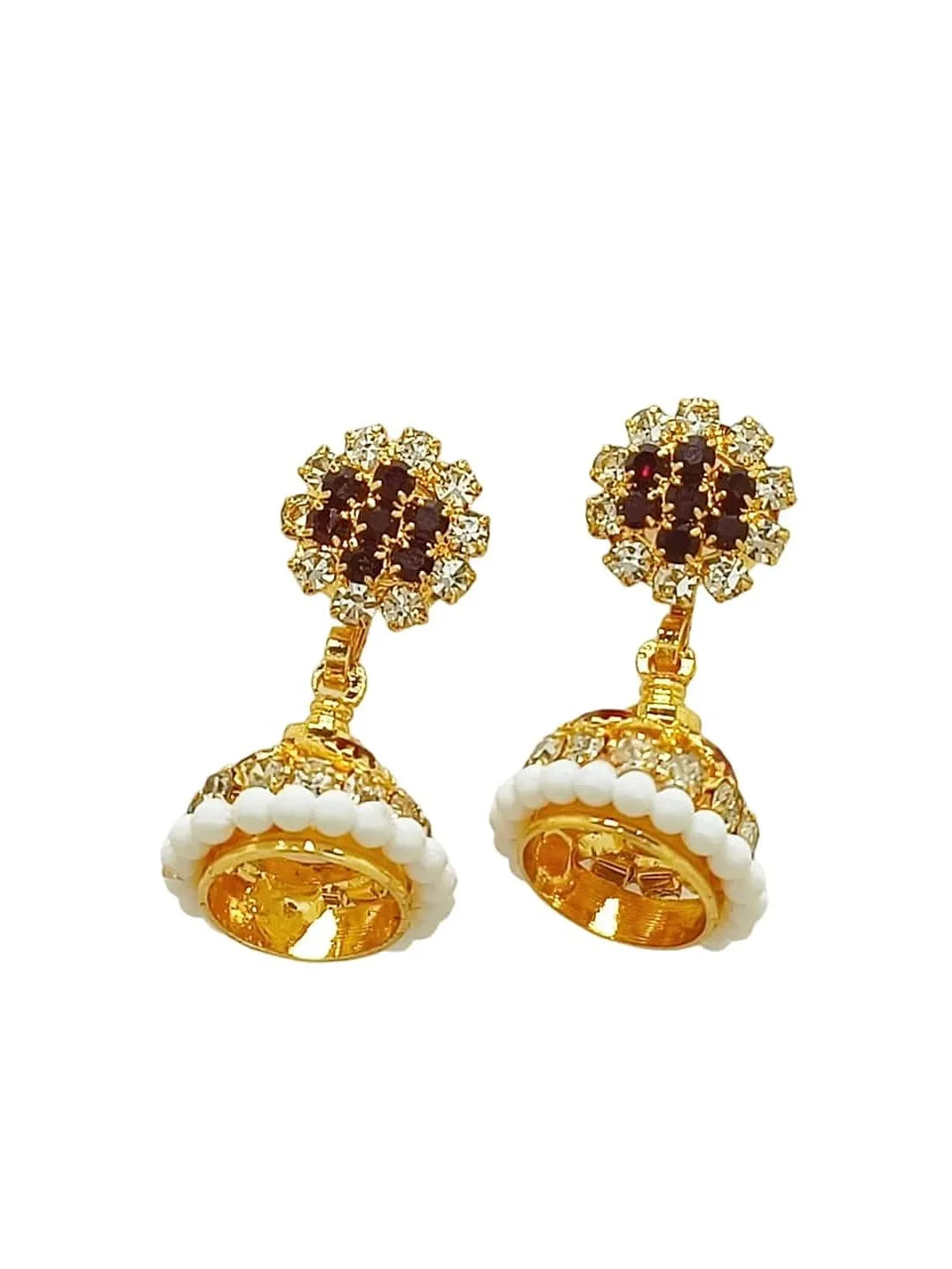 Set of 3 Cultural Circular Jhumkas Earrings