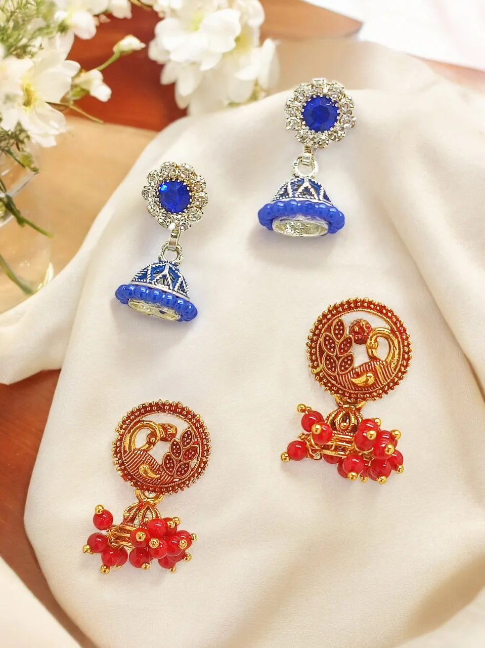 Set of 2 Classic Jhumkas Earrings