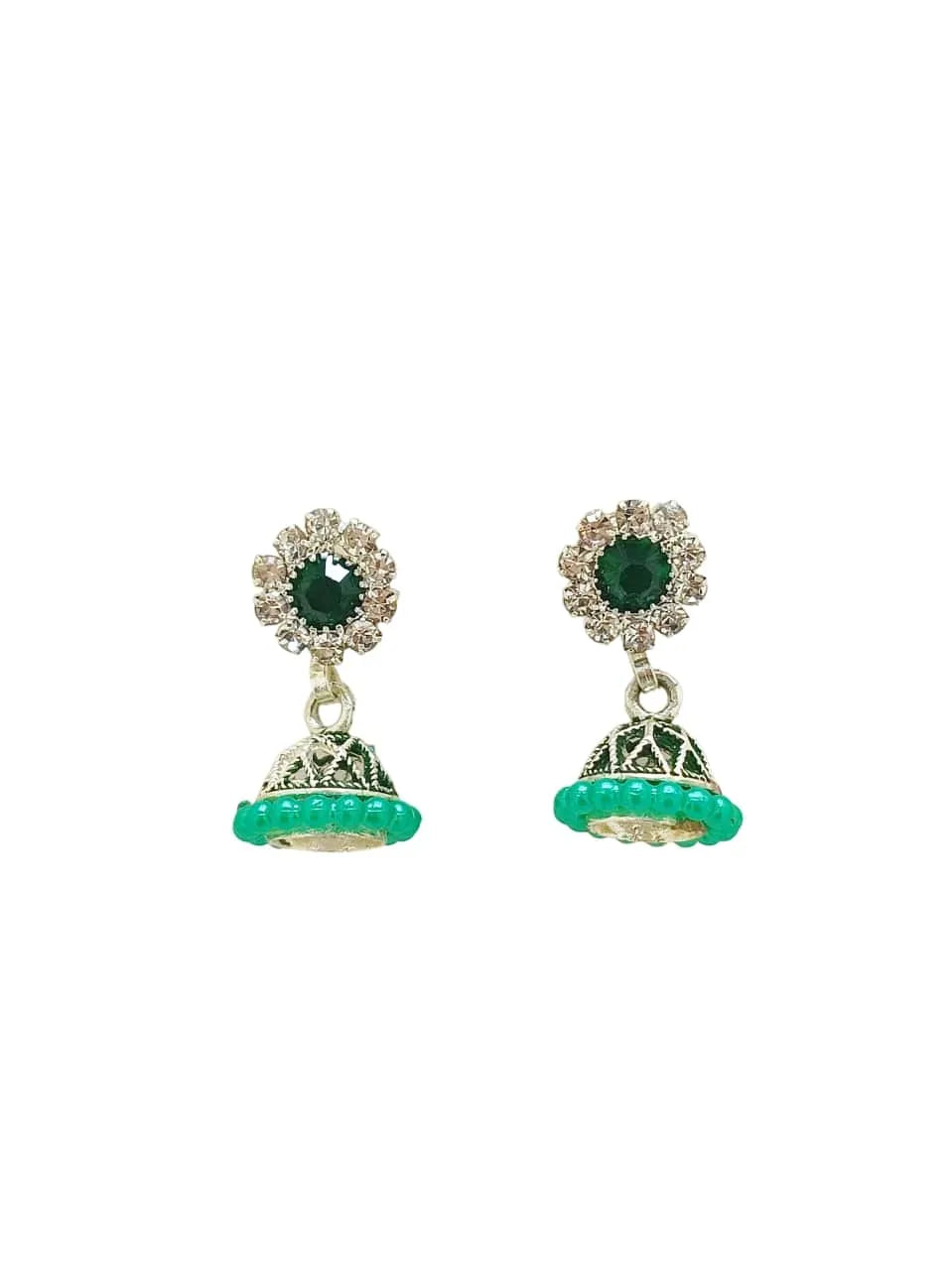 Set of 2 Circular Ethnic Jhumkas Earrings