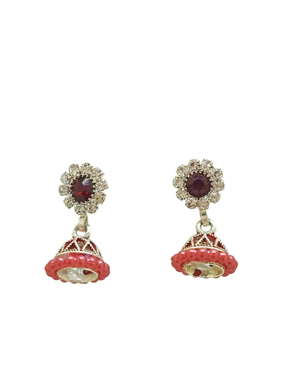 Set of 2 Classic Circular Jhumkas Earrings