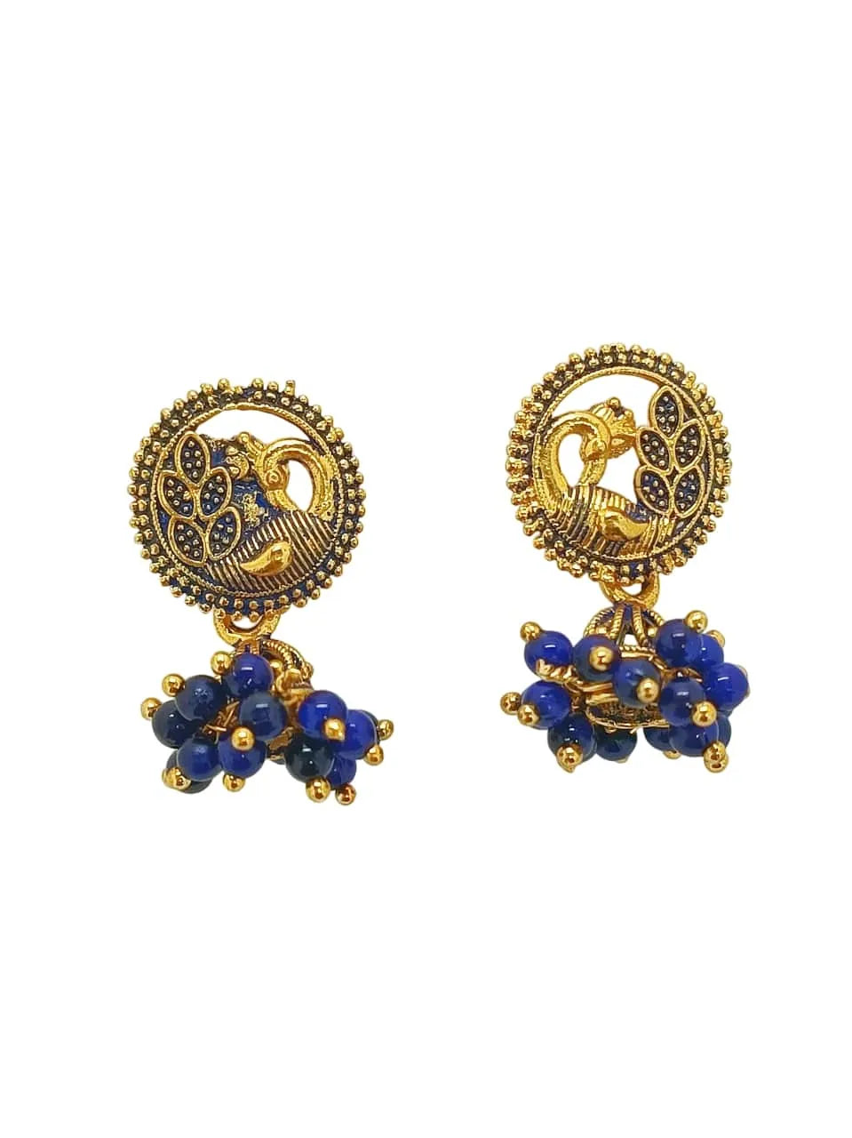 Set of 2 Classic Circular Jhumkas Earrings