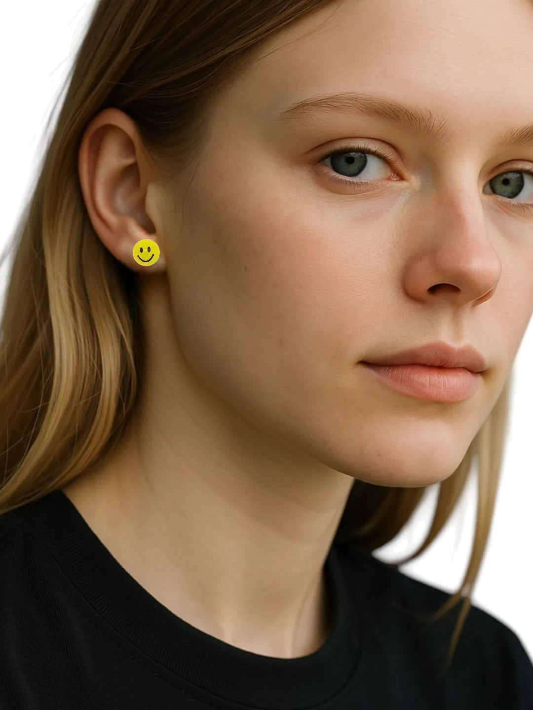 Set Of 3 Silver Plated Stud Earrings