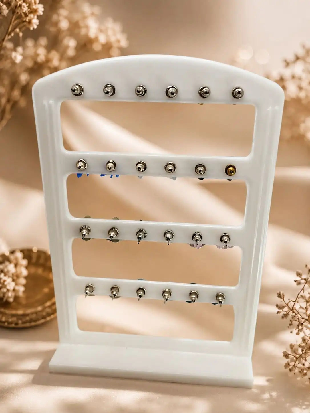Set of 12 Multidesign Combo Stud Earrings