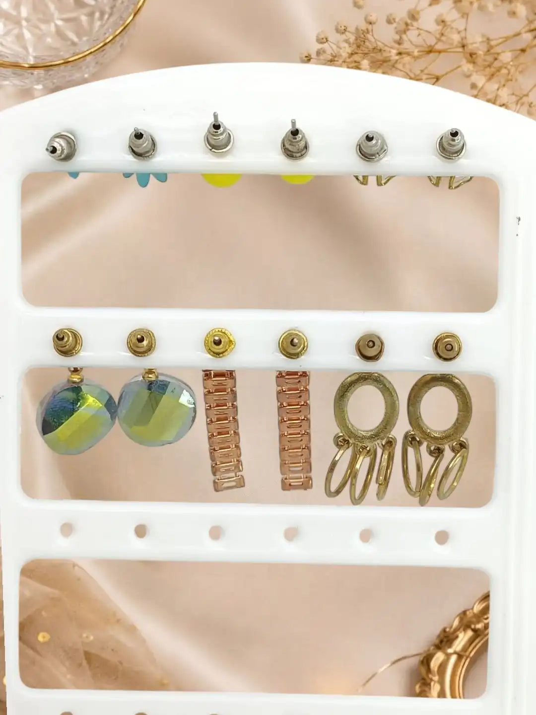 Set of 6 Combo Drop & Stud Earrings Assortment