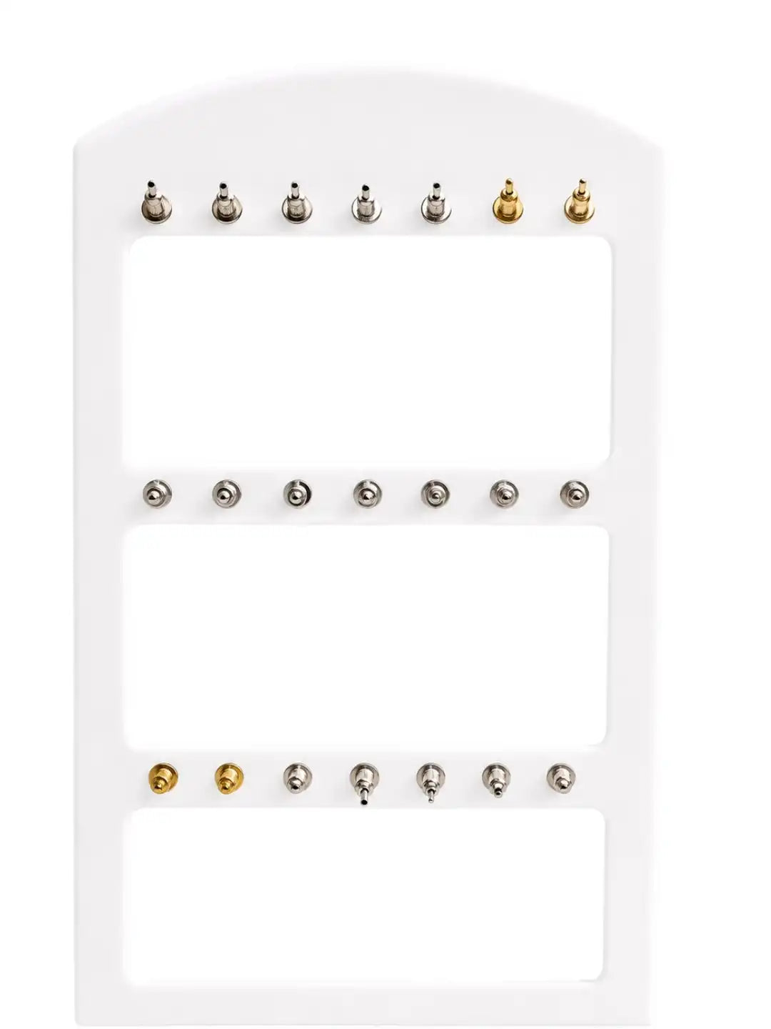 Set of 12 Fancy Stud  Multi Color Combo Earrings
