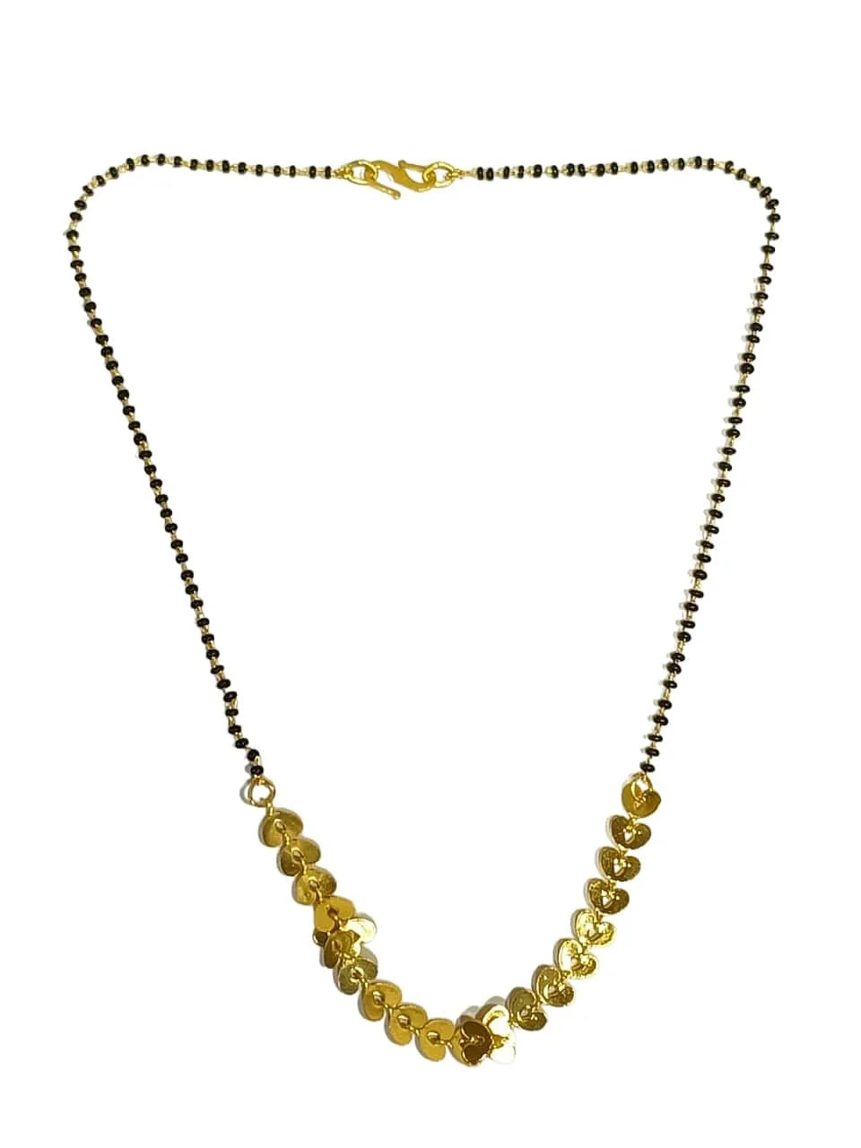 Set of 3 Gold Plated Artificial Beads Mangalsutra