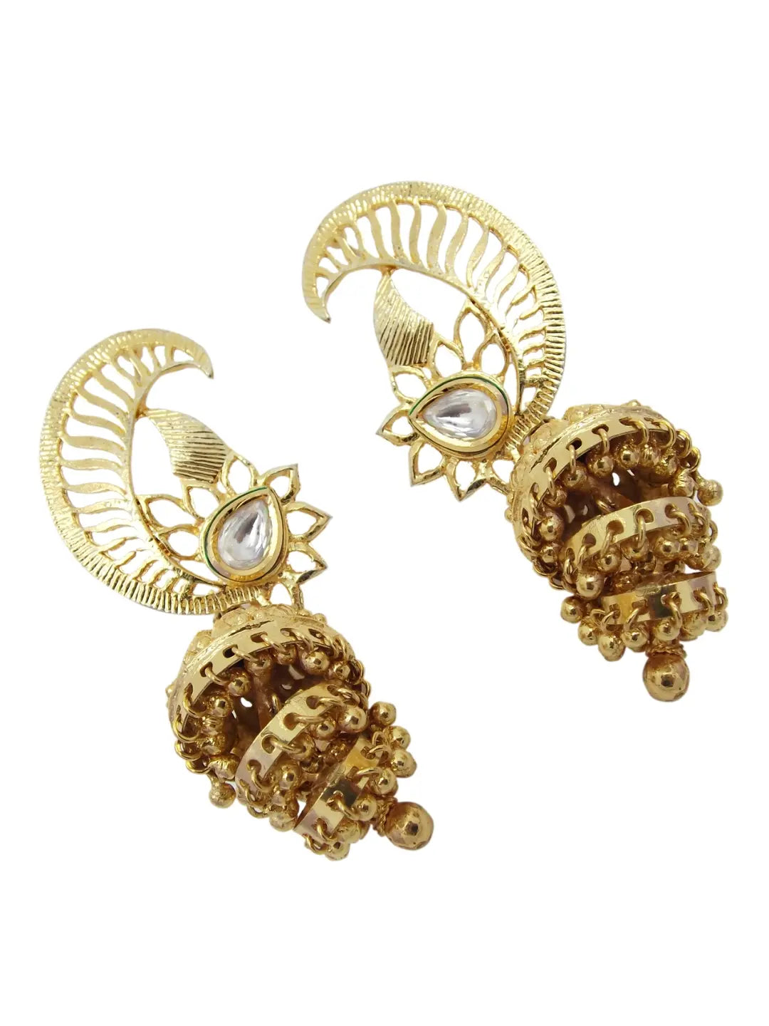 Gold Plated Filigree Earrings