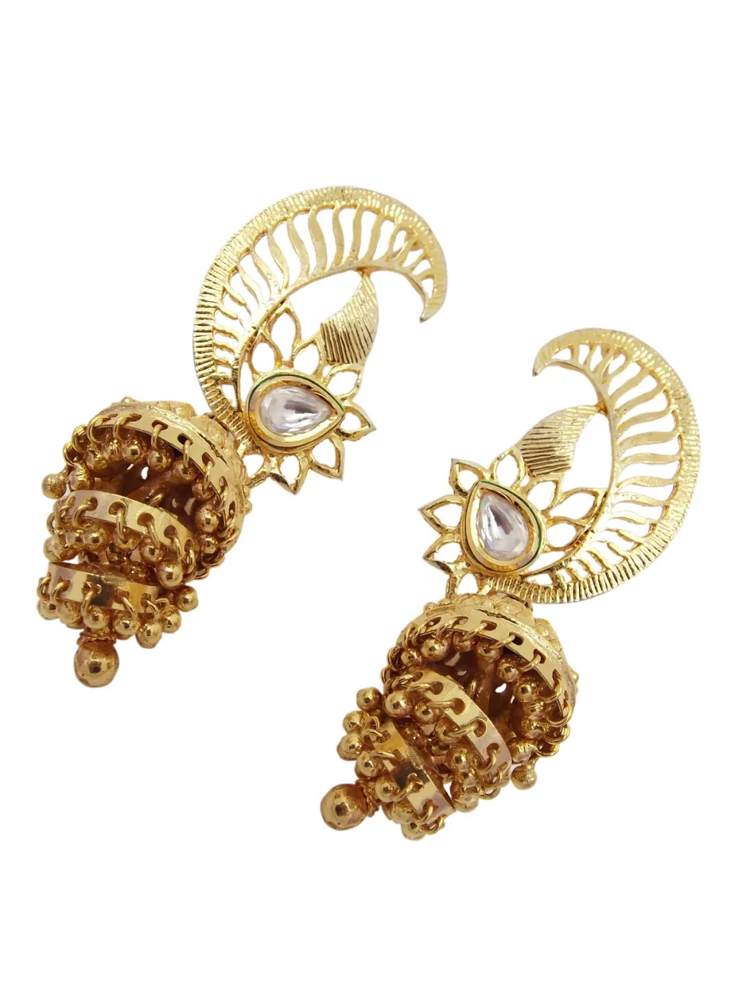 Gold Plated Filigree Earrings
