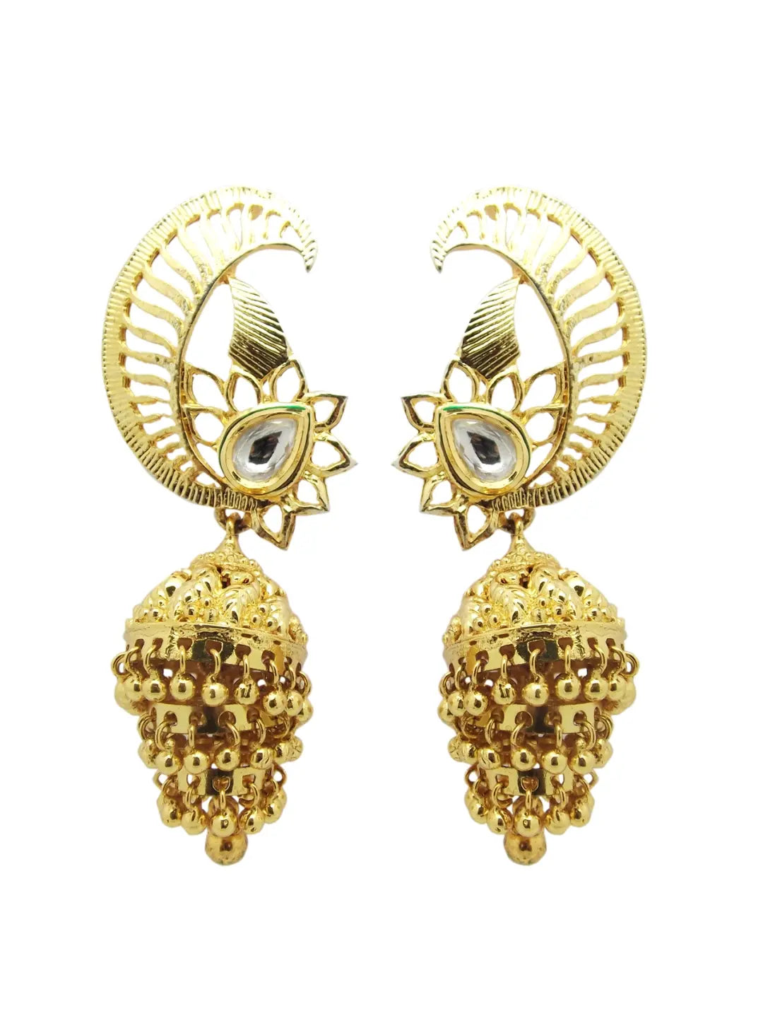 Gold Plated Filigree Earrings