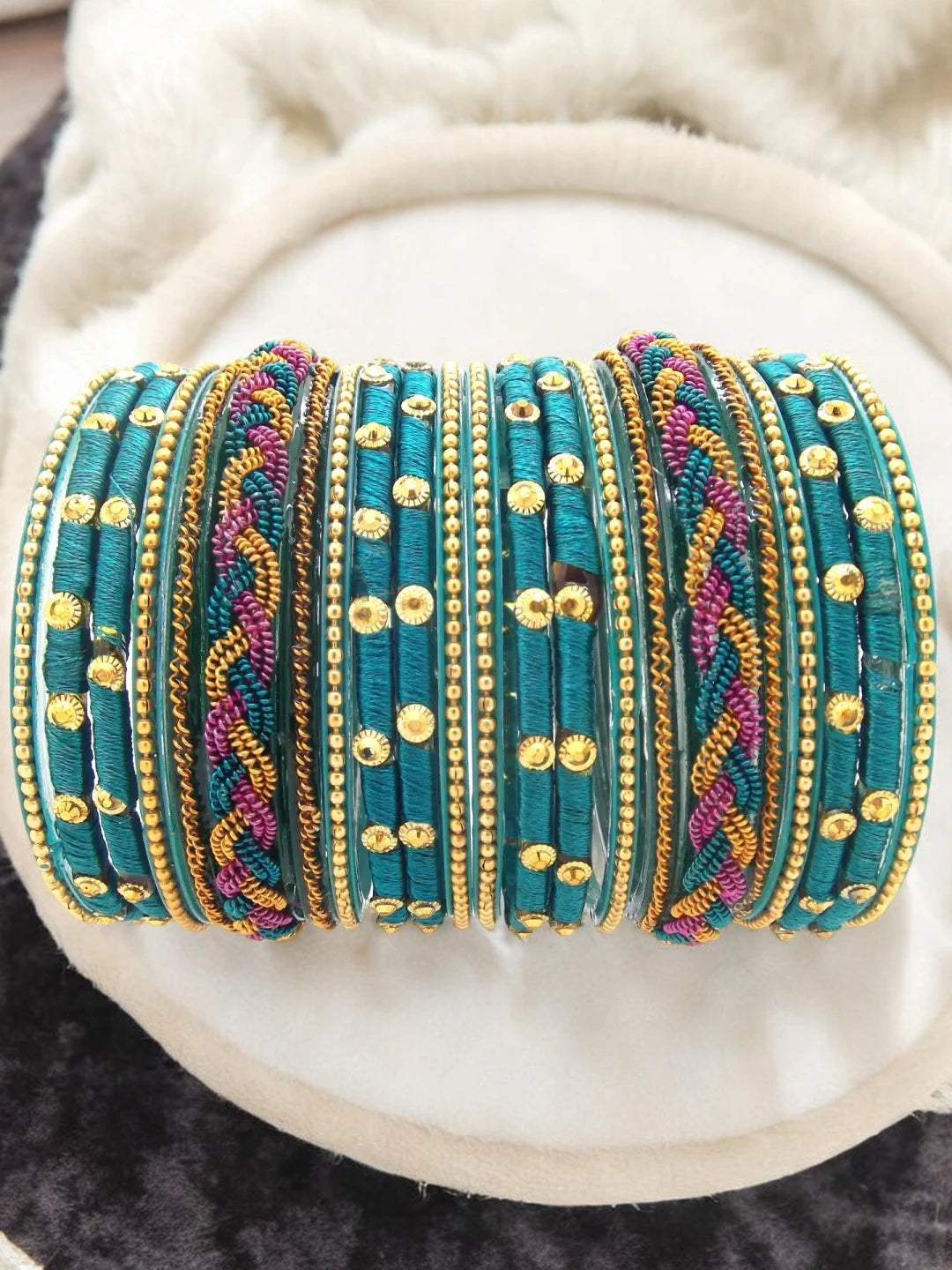 Firozi Bangle Chuda Set