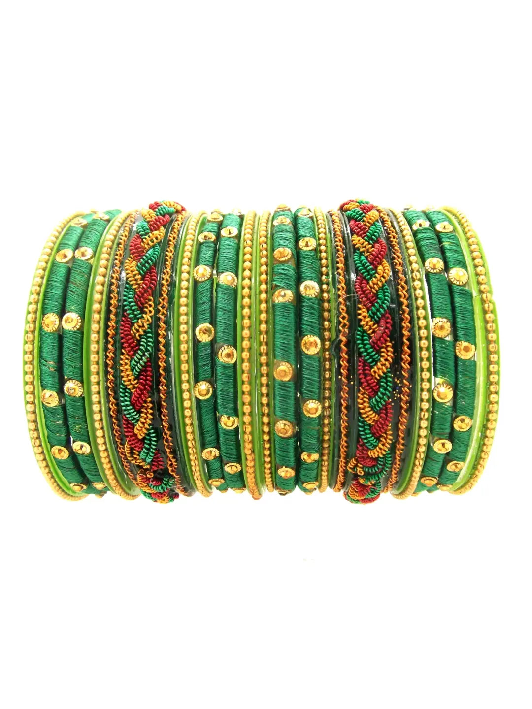 Green Bangle Chuda Set