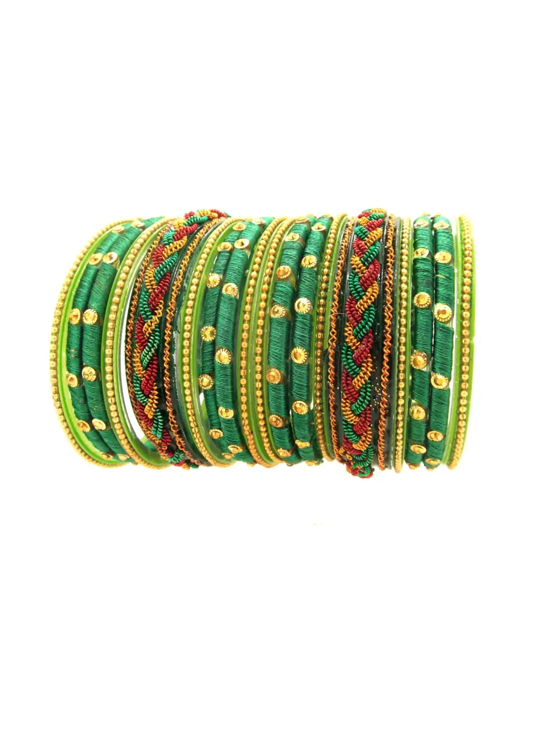 Green Bangle Chuda Set