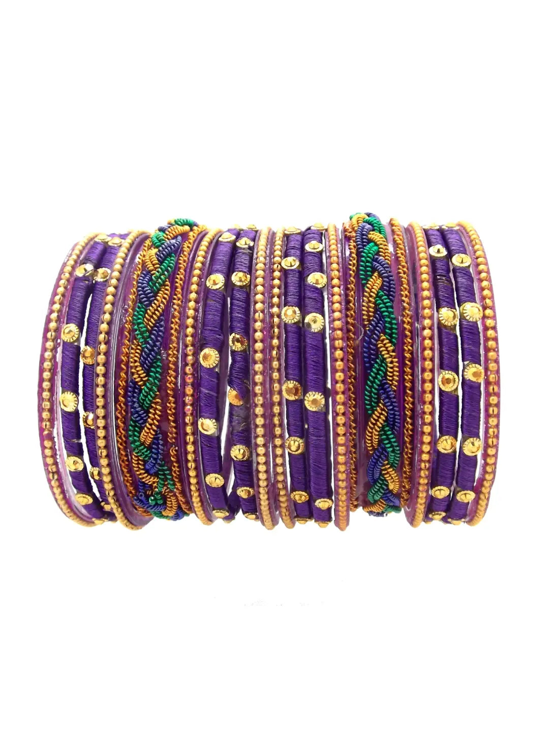 Purple Bangle Chuda Set