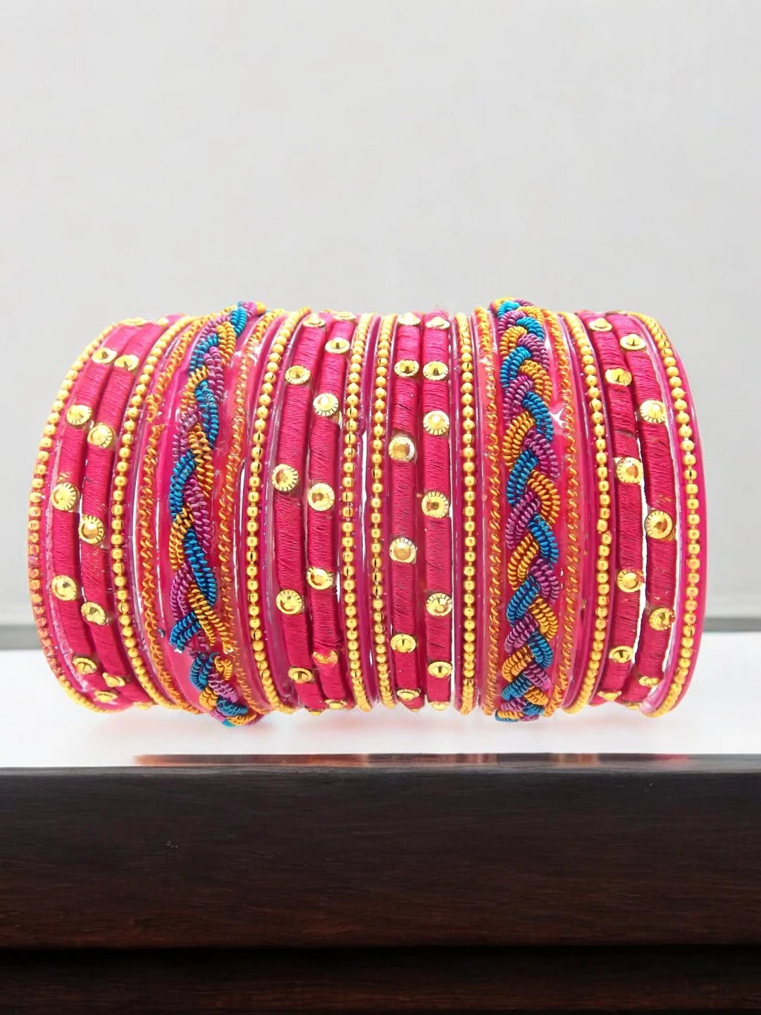 Rani Pink Bangle Chuda Set