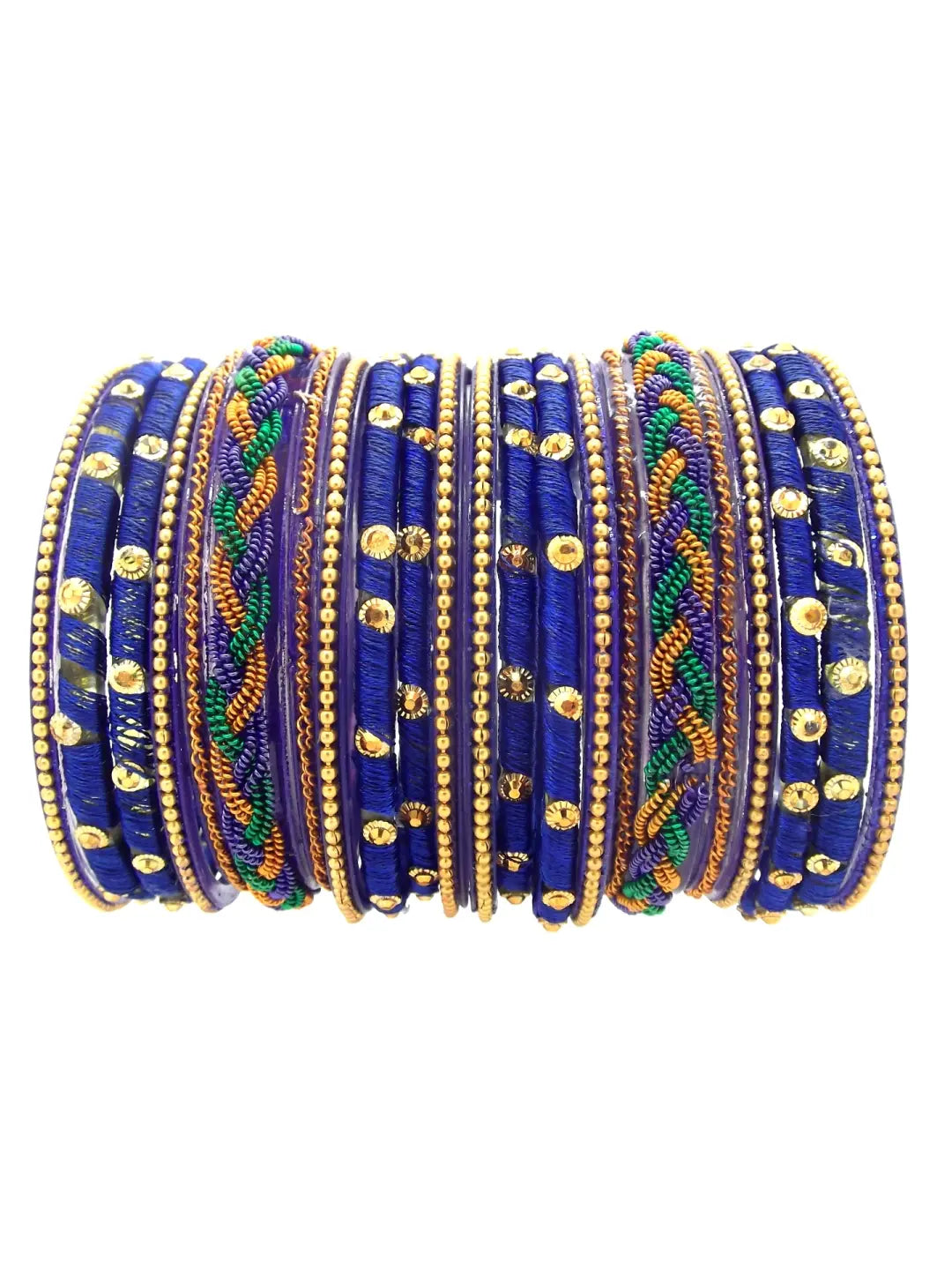 Royal Blue Bangle Chuda Set