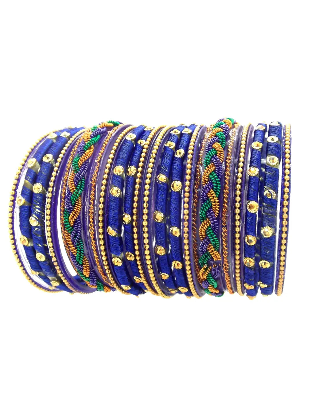 Royal Blue Bangle Chuda Set