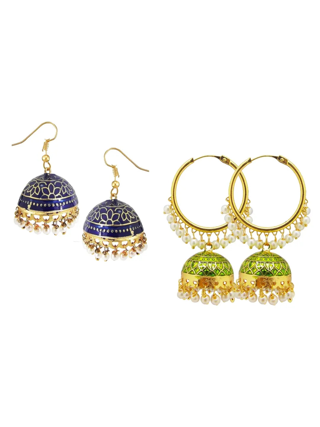 Combo Jhumka Earrings