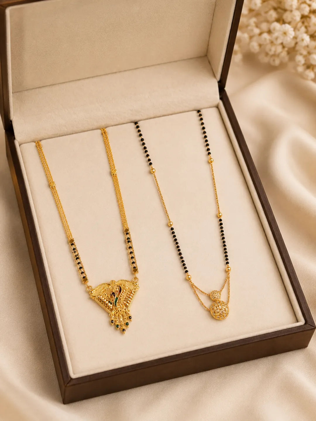 Set Of 2 Mangalsutra Ethnic and Modern Design For Women