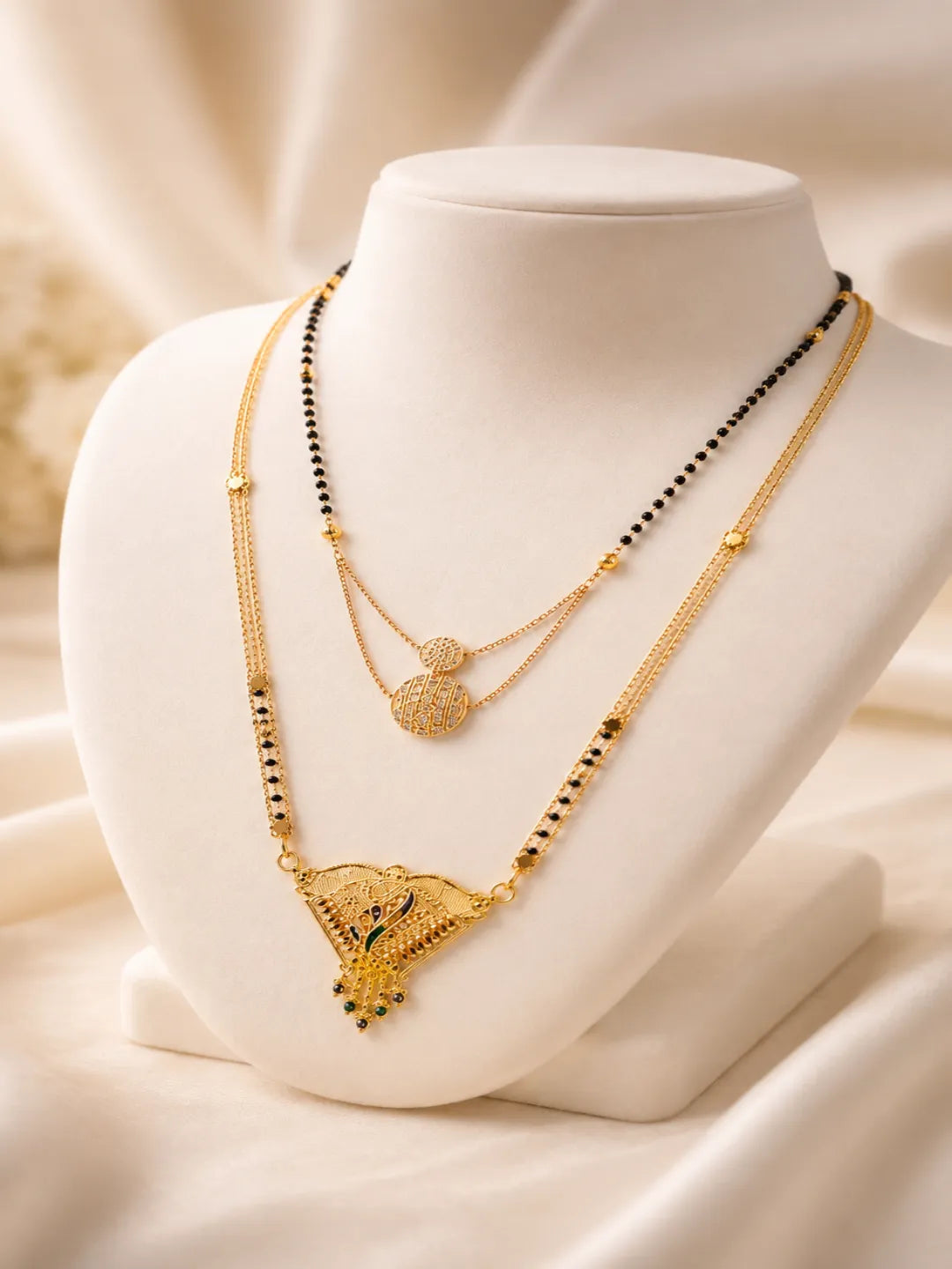 Set Of 2 Mangalsutra Ethnic and Modern Design For Women