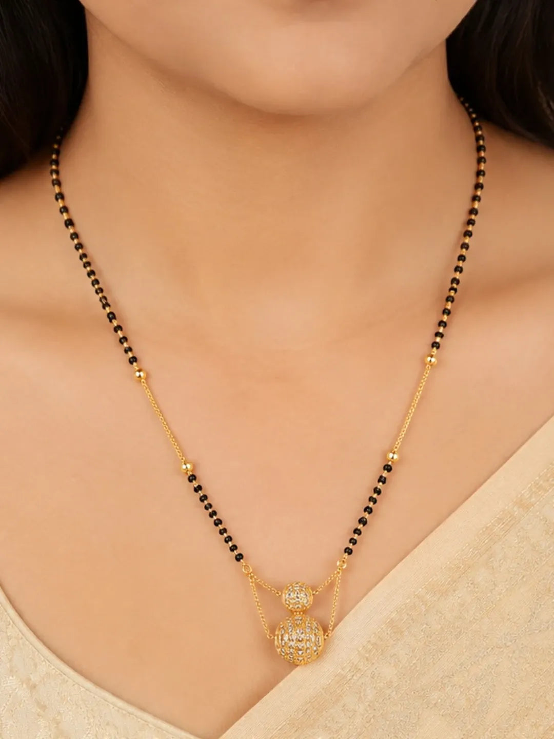 Set Of 2 Mangalsutra Ethnic and Modern Design For Women