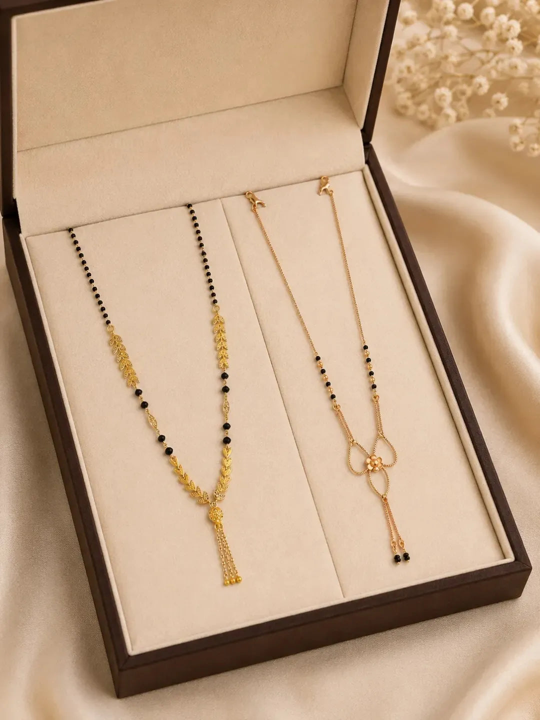 Set Of 2 Chain With S-Hook Mangalsutra For Women