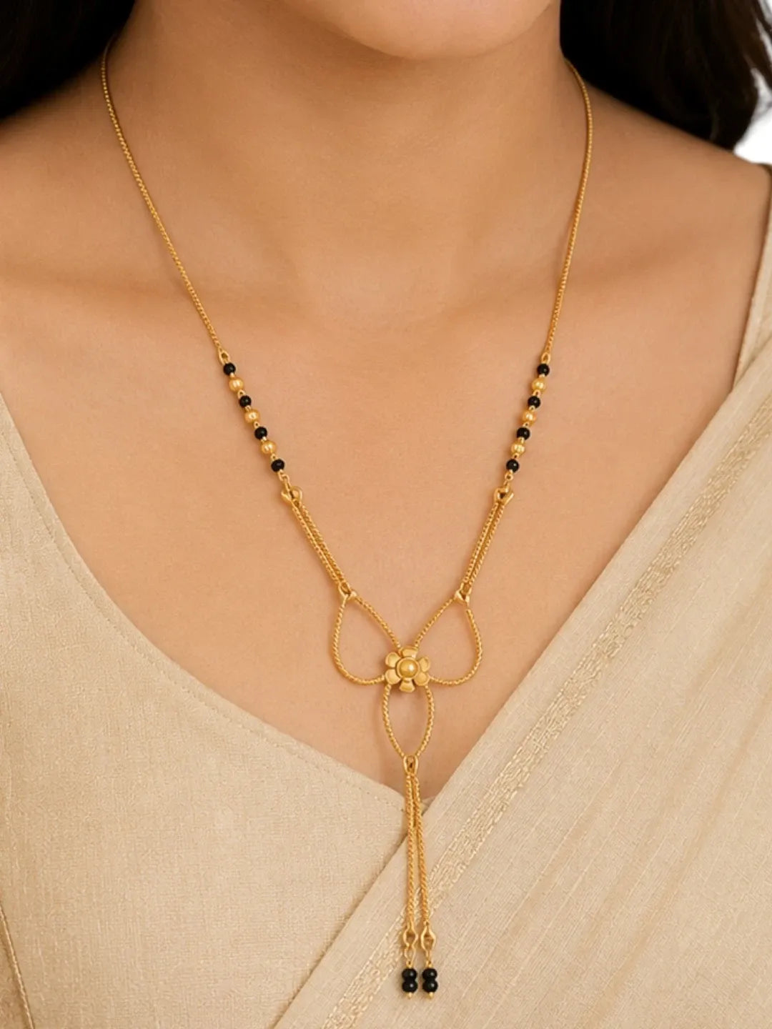 Set Of 2 Chain With S-Hook Mangalsutra For Women