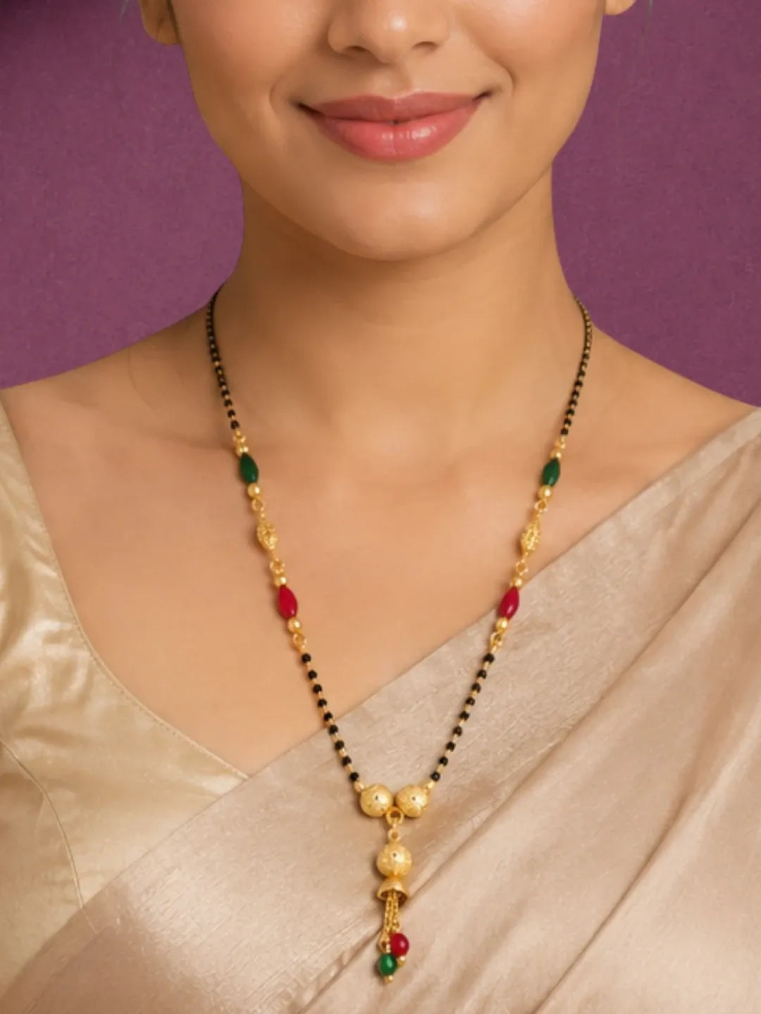 Set Of 3 Dangling Chain Mangalsutra For Women