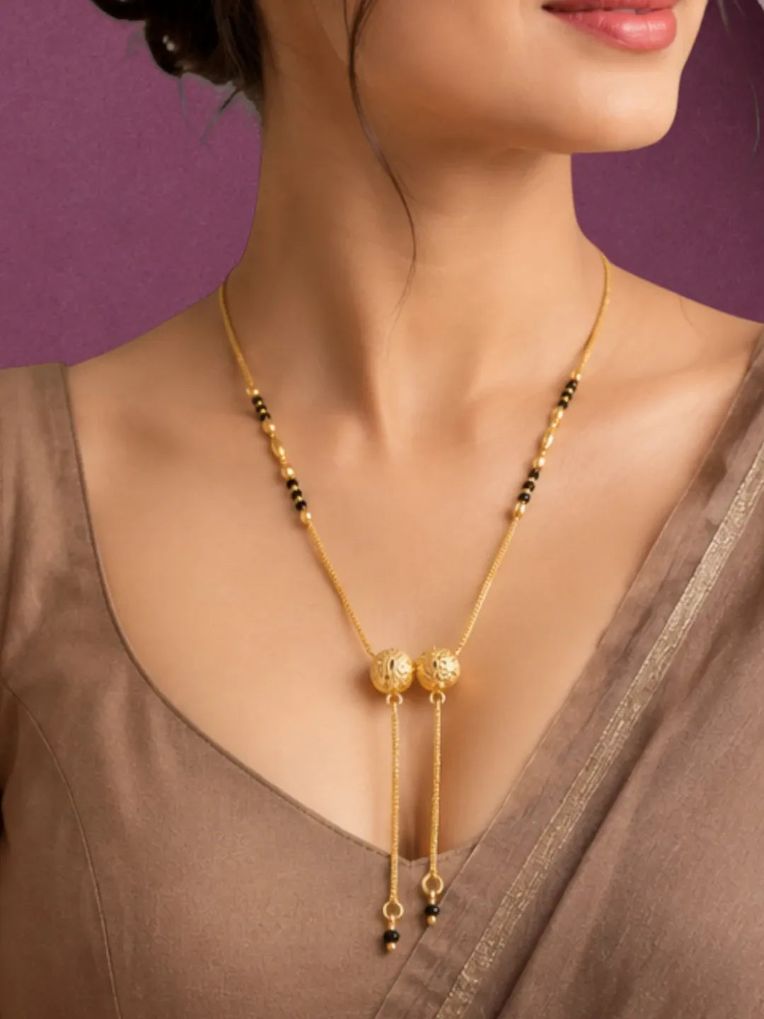 Set Of 3 Dangling Chain Mangalsutra For Women