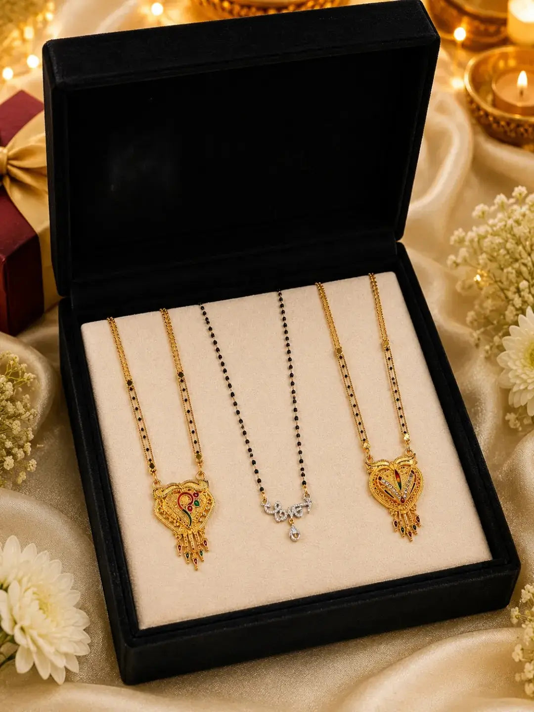 Set Of 3 Exquisite Mangalsutra For Women